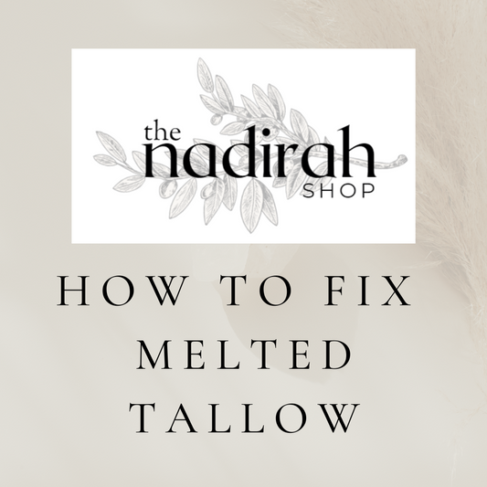 How to Fix Melted Tallow